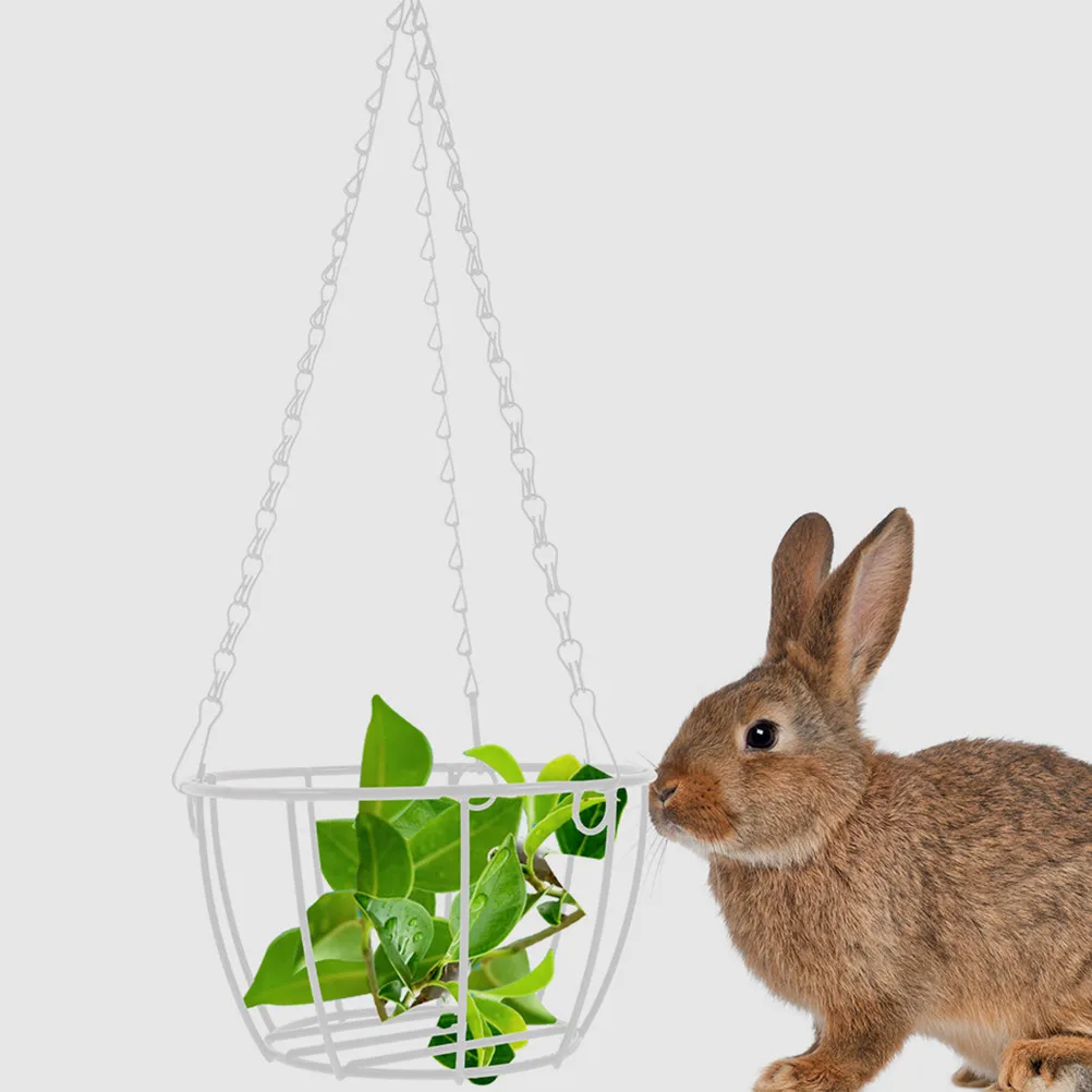 2Pcs Minimalist Iron Hanging Basket for Balcony Patio Outdoor Space Saving Metal Flower Planter Holder Hanging Planter Basket