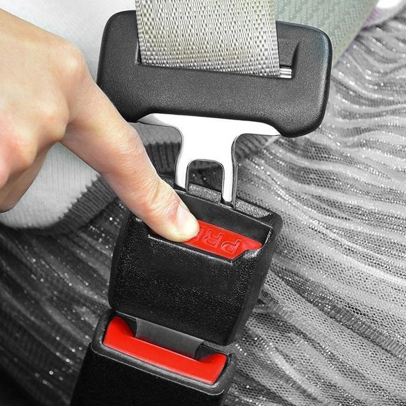 

1-2Pcs Car Seat Belt Inserts Universal Safety Seat Clip Extender Buckle Button Extension Clasp Socket Auto Interior Accessories