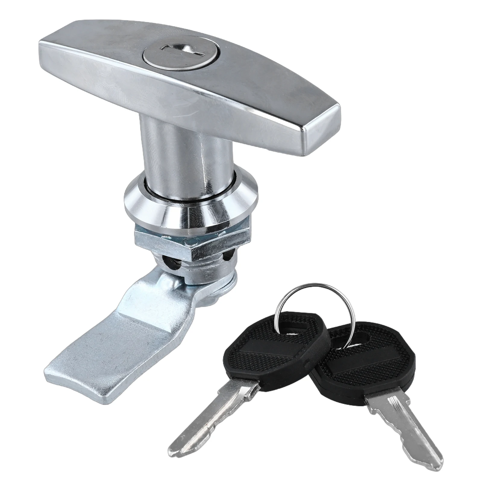 78*20 Mm T-shape Handle Lock Weather Resistant Anti-theft Protection High Strength Zinc Alloy Rustproof Design