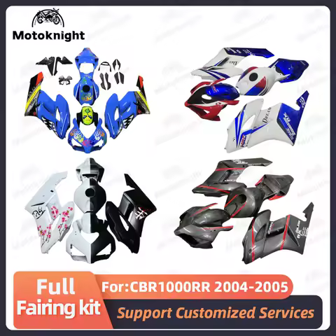 Motorcycle Full Fairings kits Fit For HONDA CBR1000RR CBR1000 2004 2005 Fairing Kit Painted Bodywork New ABS Plastic 4 Gifts