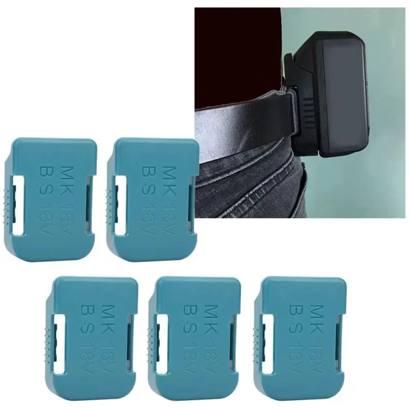 

Hot Sale 5PC Battery Storage Mount Holder Belt Slot Rack for Makita/Bosch 18V Fixing Devices