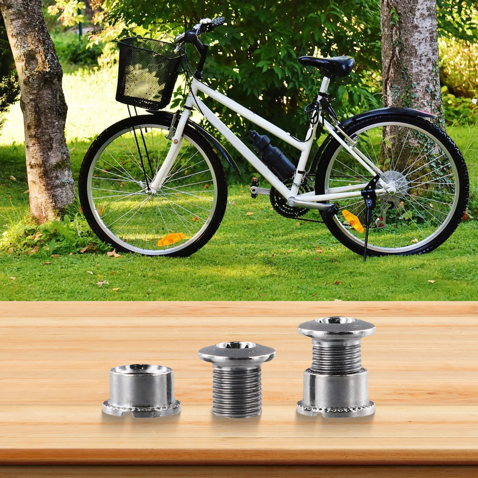 

Винты для звездочки велосипеда MTB, 5 шт., устойчивые к коррозии велосипедные одинарные/двойные/тройные аксессуары для велосипедных шатунов