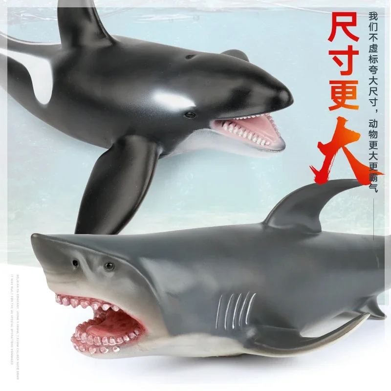 Large blue whale toy whale whisker animal razor
