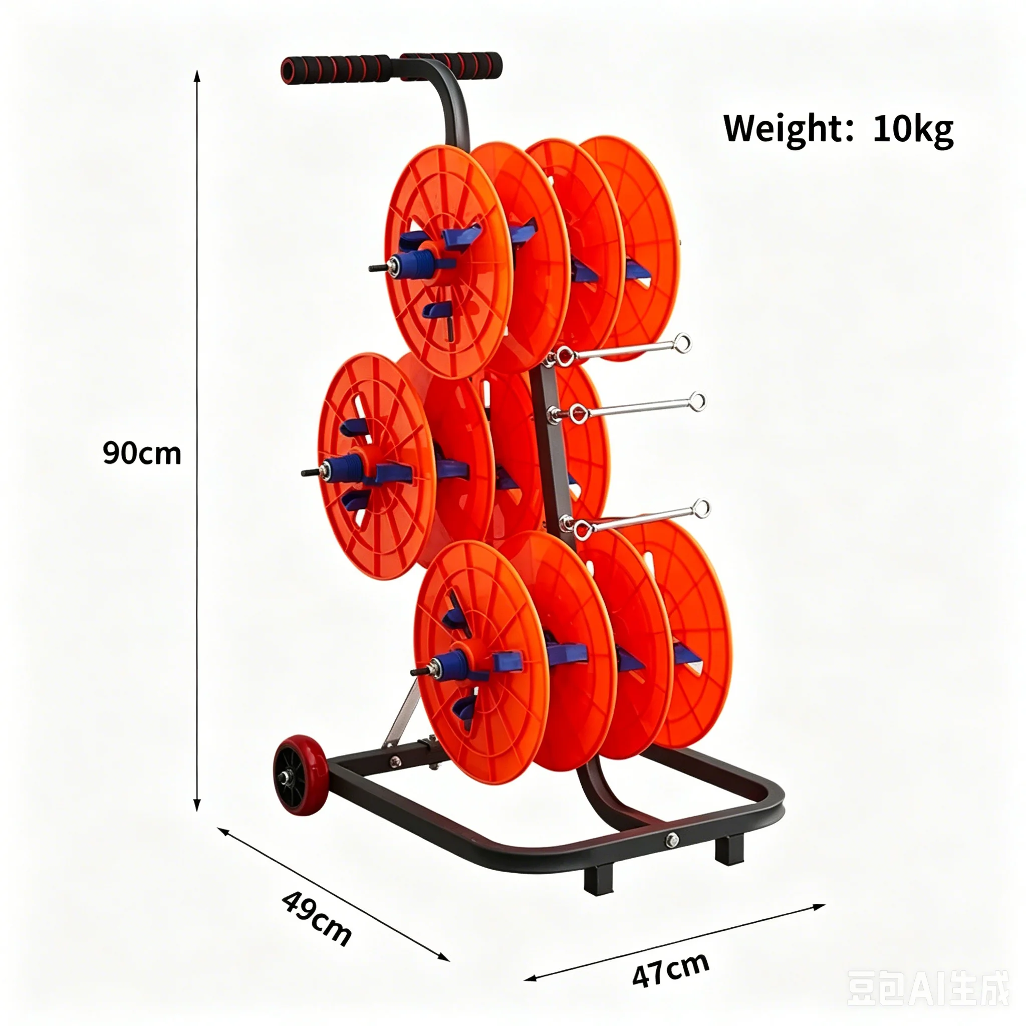 Wire Storage Rack Wire pay-off rack, take-up reel, BV wire, three-wire, multi-wire, home improvement wire, electrician tool rack