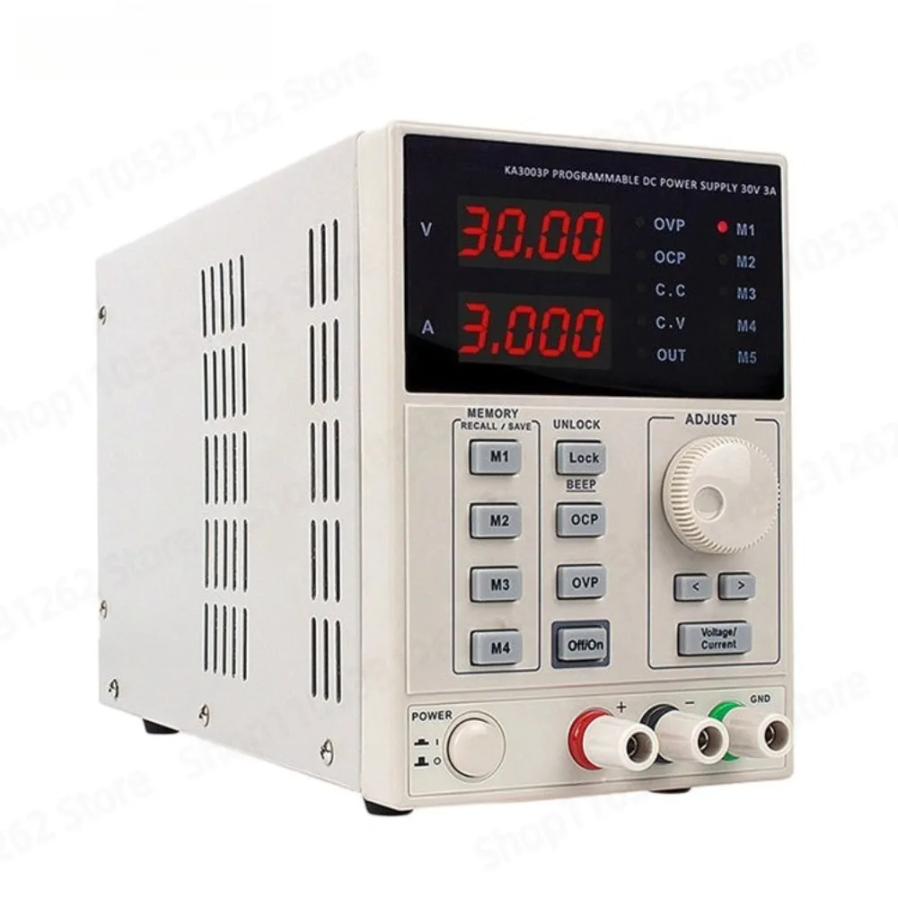 KA3005D Programmable Linear Adjustable DC Regulator Power Supply Three-way Maintenance Voltage and Current Meter