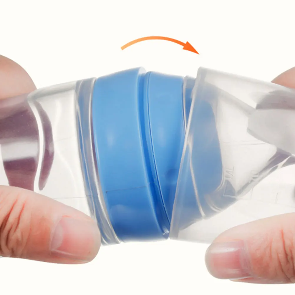

3pcs Baby Feeding Bottles Nursing Silicone Infant Feeder for Newborn Milk Juice Medicine Easy Clean Portable Travel Use