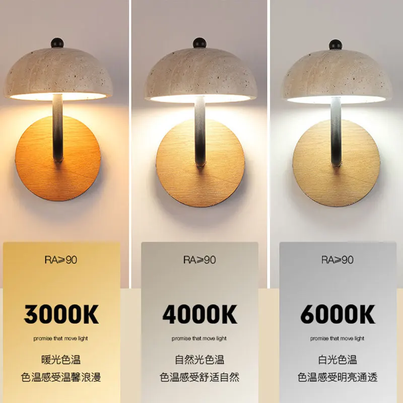 Japanische Retro Wand lampe Holz Kunst Stein Acryl Lampen Schlafzimmer Wohnzimmer Restaurants Lichter Hotel Balkon LED Leuchten