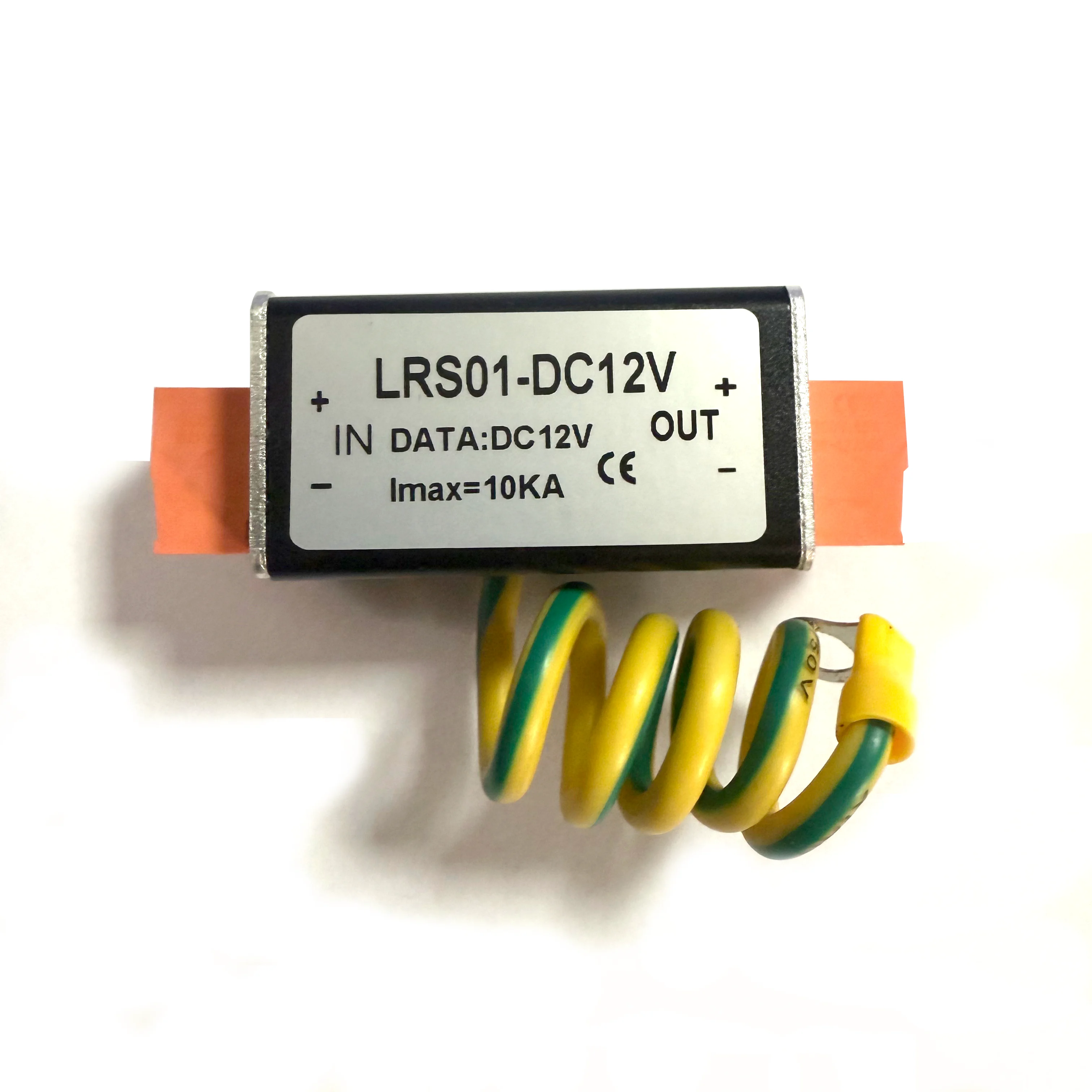 جهاز حماية من الصواعق ذو طاقة واحدة LRS01-DC12V جهاز حماية من الصواعق للطاقة نهاية خط حماية تأريض الطاقة