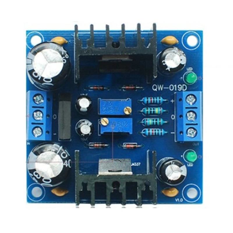 正および負のデュアルパワー調整可能電源パネル、完成ボード、lm317、lm337