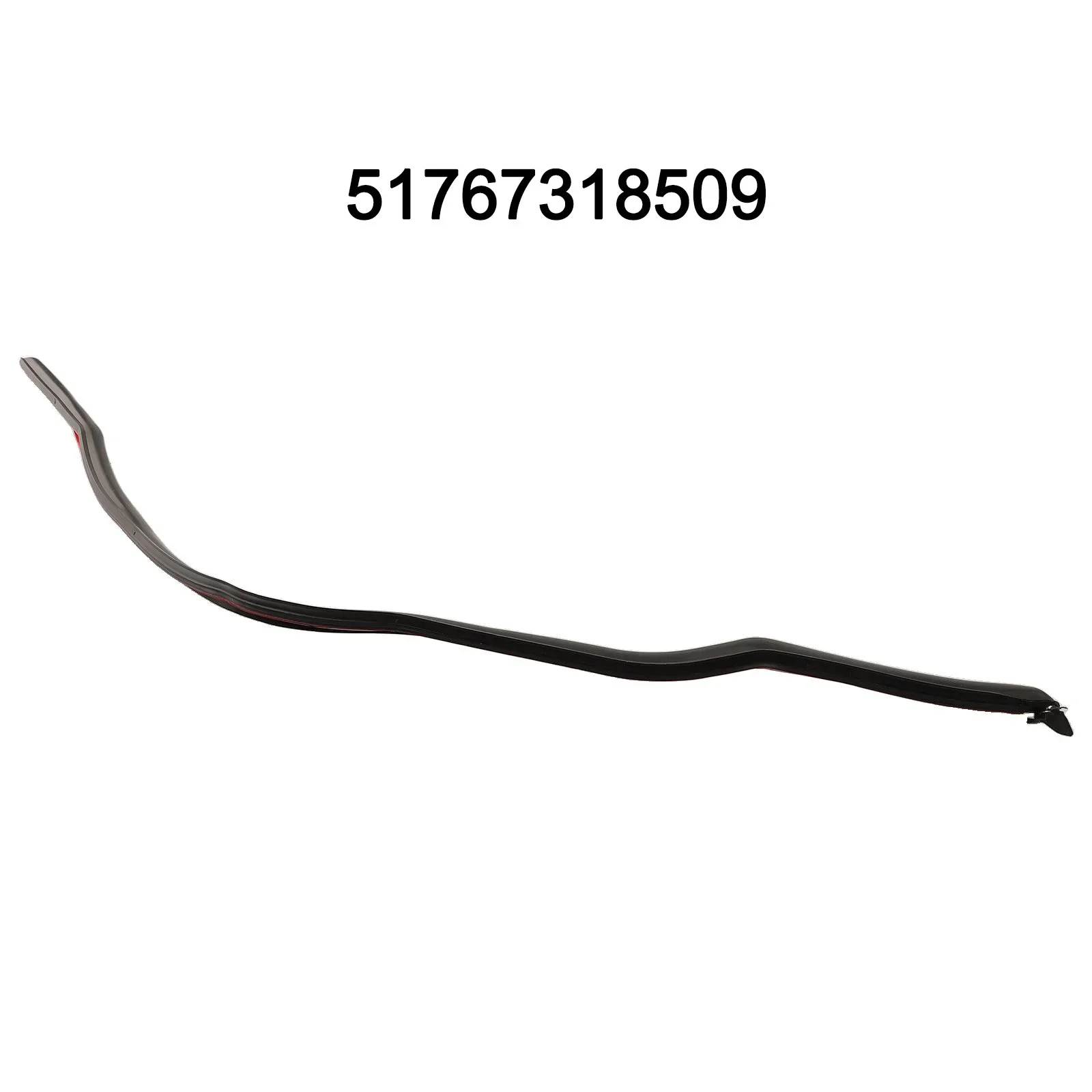 Car Left Rear Door Hinge Seal Strip 51767318509 For BMW For X5 2014-2018 Wear Resistant Rubber Door Seal Car Accessories