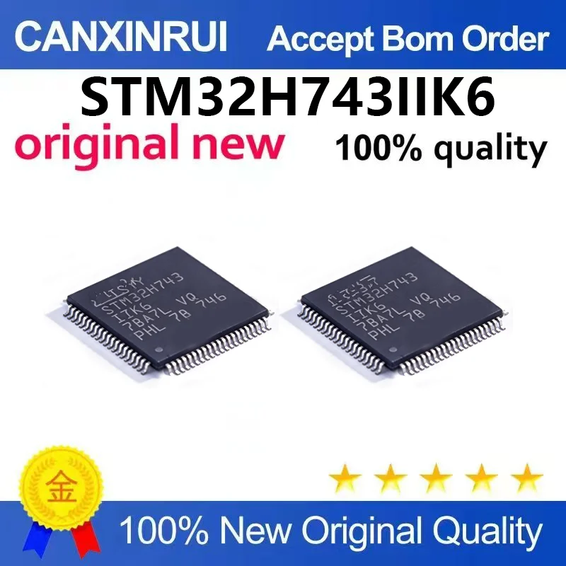 （5pcs-10pcs）Brand new original STM32H743IIK6 packaged UFBGA-176 32-bit microcontroller MCU