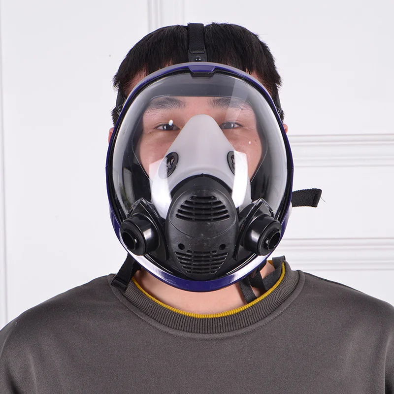 

Chemical protective mask 6800 Anti-toxic mask Dust respirator Paint pesticide sprayer Silica gel full-face filter