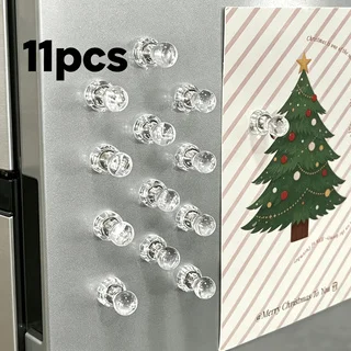 Transparent Magnetic Push Pins, Magnetic Stones, Fridge Magnets, Whiteboard Magnetic Stickers, Magnetic Clips for Display Boards