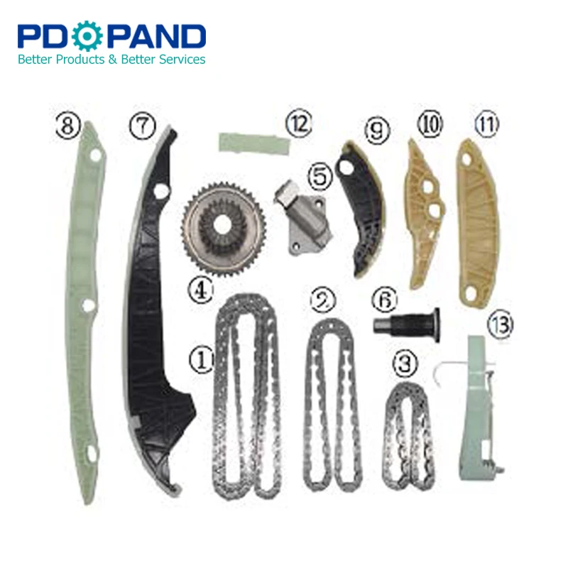 

EA888 Engine Timing Chain Kit forVolkswagen Golf MK6 Jetta Tiguan Passat B6 ForAudi A3 A4 A5 A6 Q3 TT CDAA CCZA 1.8T 2.0T TFSI