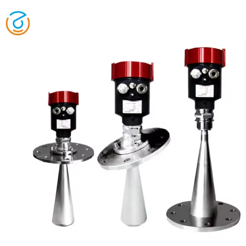 مستشعر قياس الاتصال المباشر، صلب، مسحوق، جزيئات، حبيبات سائلة ZHIAN-609 مقياس مستوى رادار الموجة الموجهة