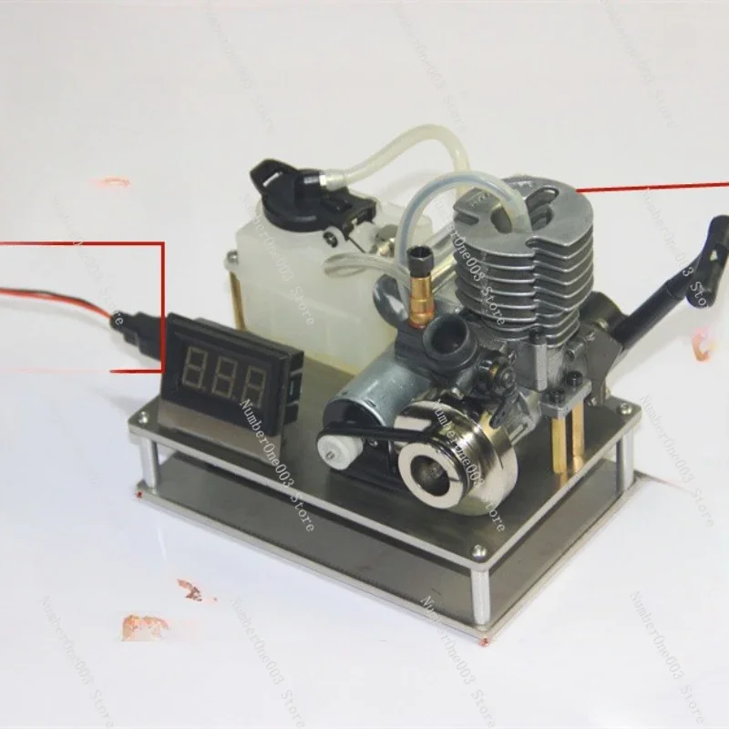 Fuel Model of DC Generator of DIY Miniature Mini Gasoline Engine with 15-stage Methanol Engine Changed To Gasoline