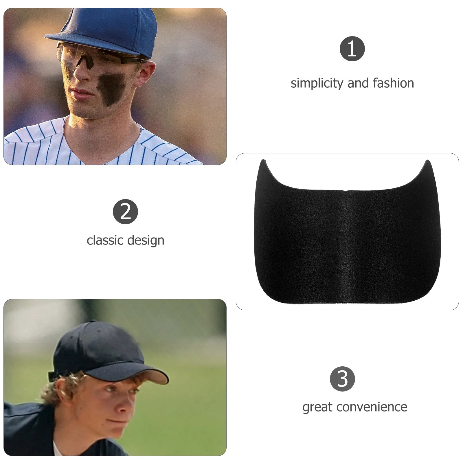 20 قطعة قبعة حافة إدراج قبعة بيسبول المشكل بطانة خفيفة الوزن استبدال قناع دعم للقبعات المألوف DIY التبعي