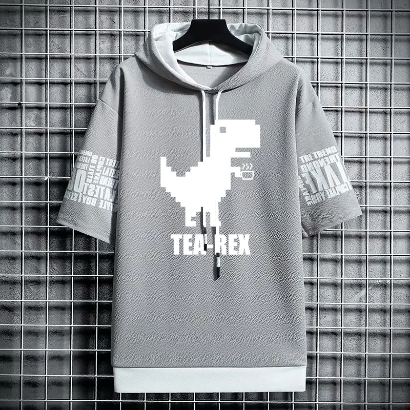 الرجال المتضخم أنيمي الرسم تي شيرت ، الشارع الشهير هوديس ، صالة الألعاب الرياضية هوديي ، قبعة تيشيرت ، الطباعة ، عارضة ، الملابس الرياضية ، كوريا #5