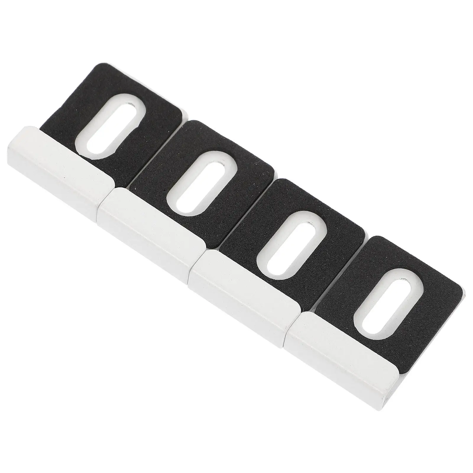 4Pcs Stainless Steel Mirror Holder Clips Wall Mounting Hardware for Frameless Mirrors Heavy Duty Rust Resistant Secure Adhesive