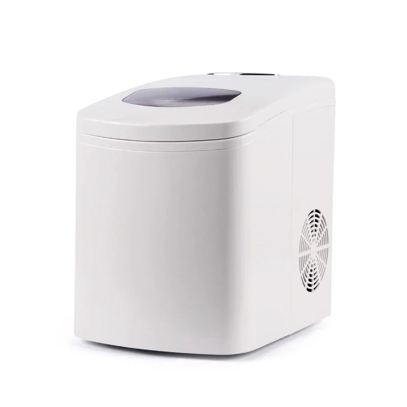 15kg Automatic Small Round Ice Maker Commercial Household Milk Tea Shop Bar Desktop Portable Ice Cube Making Machine