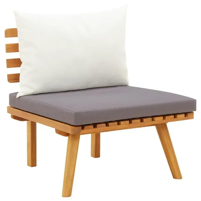 

Garden Lounge Set Dark Grey, White