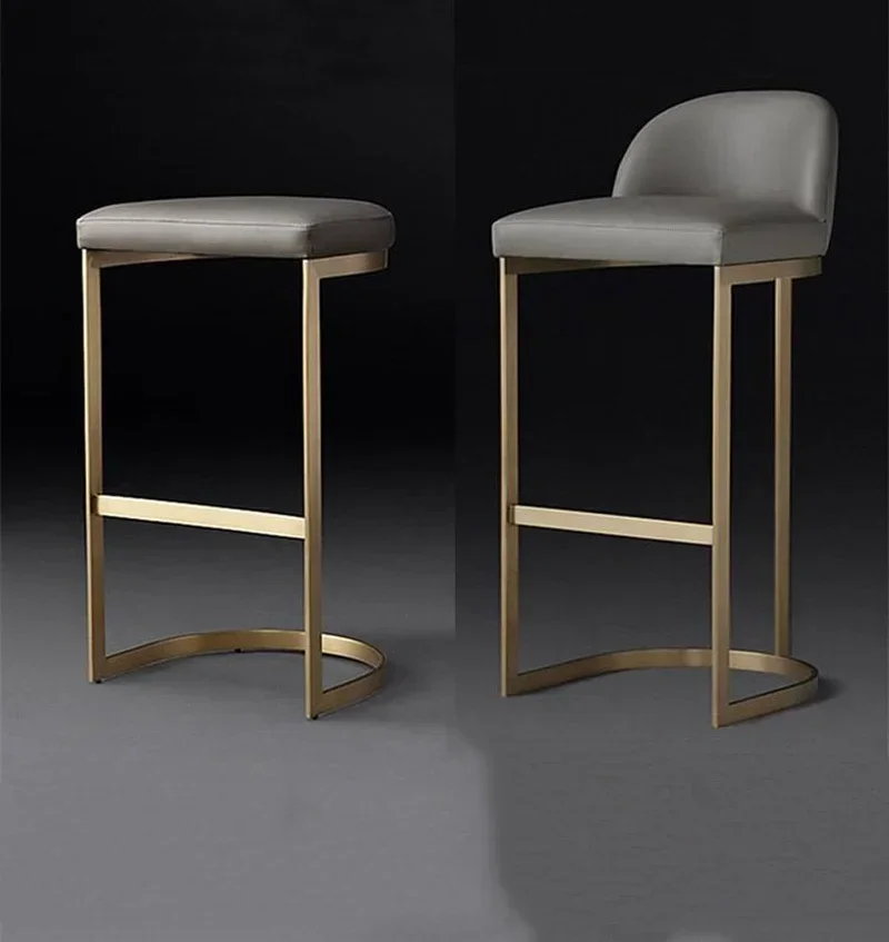 Industrial Bar Chair Wood Minimalist Luxury Gold Kitchen Bar Stools Nordic Chair Industrial Cadeiras De Espera Furniture Fitting