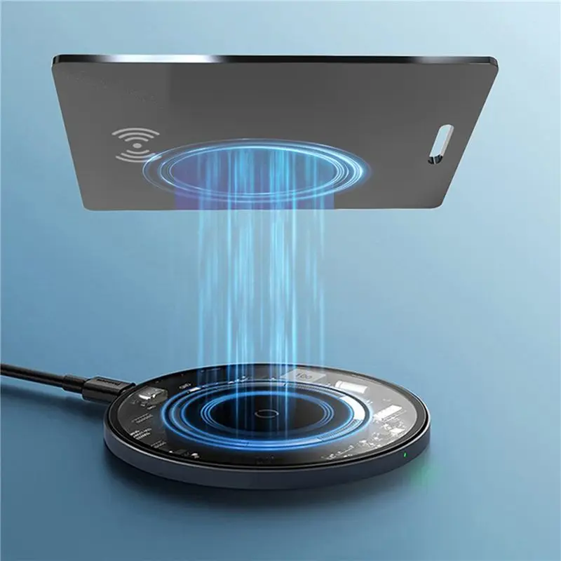 【BRILLIANT 】2X Wireless Charging Smart Track Card Works For Find My Wallet Tracker Phone Finder Ultrathin Mini Locator