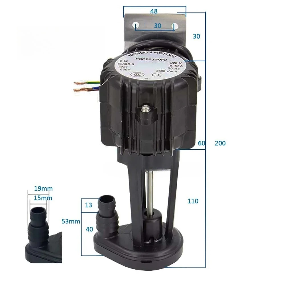 bomba-de-agua-2w-newdun-motors-ysp2pjdvf2-para-maquina-de-hacer-hielo