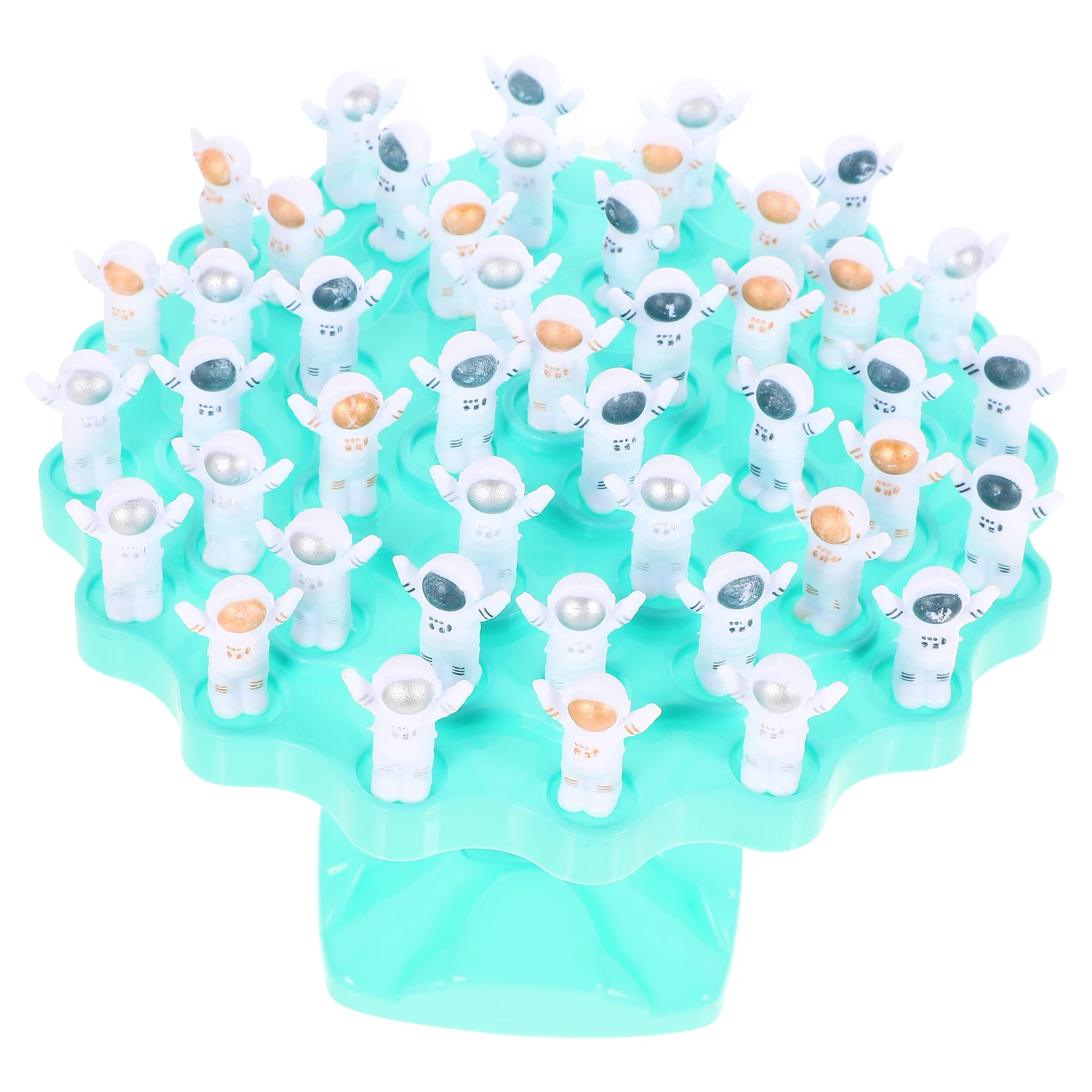 1Set Balance-Block-Spiel mit astronautenförmigen Teilen, frühe pädagogische Aktivität für die Entwicklung der Hand-Auge-Koordination von Kindern