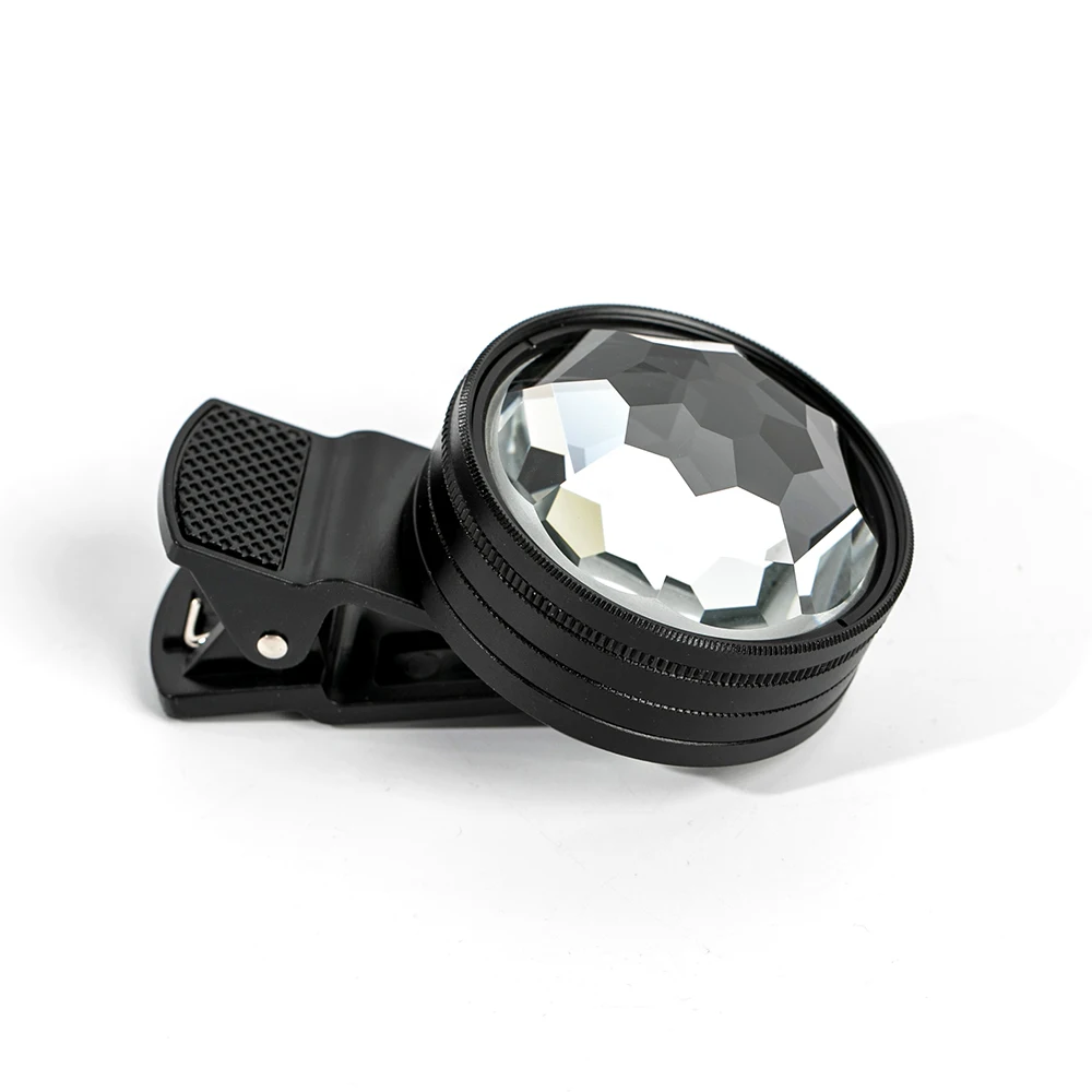 Caleidoscopio dividido con filtro de lente prisma para cámara de teléfono móvil, compatible con Iphone, Samsung, Galaxy y Huawei