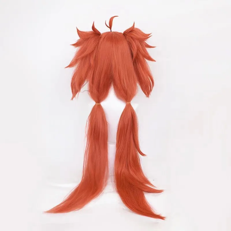 "ZeroKradia Cosplay Wig White From Bishoujo Kigurumi With Dual Ponytails Cosplay Hair"