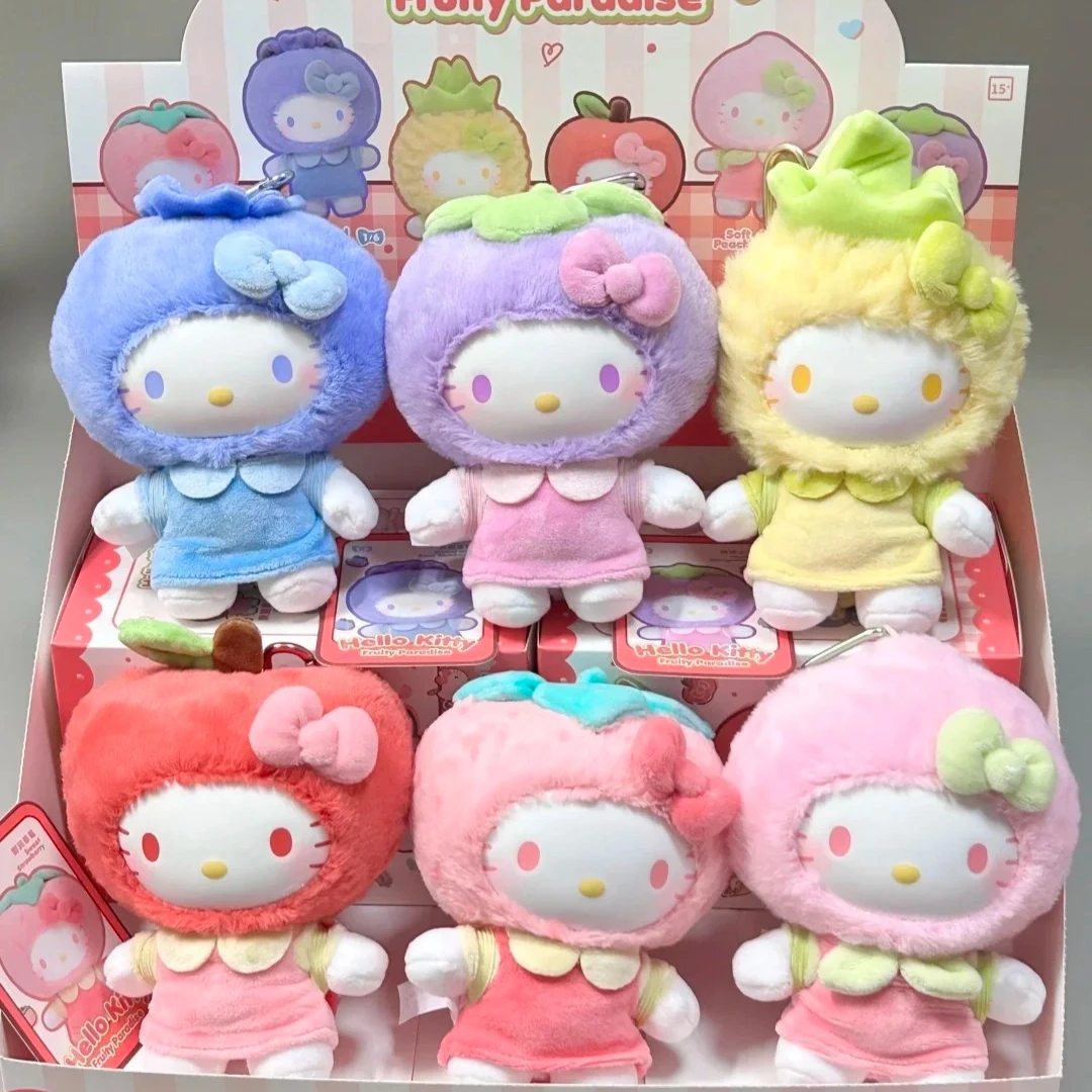 

Hellokitty Fruity Paradise Series Blind Box Mystery Box Cute Doll Cute Anime Figure Vinyl Pendant Collection Kids Custom Gifts
