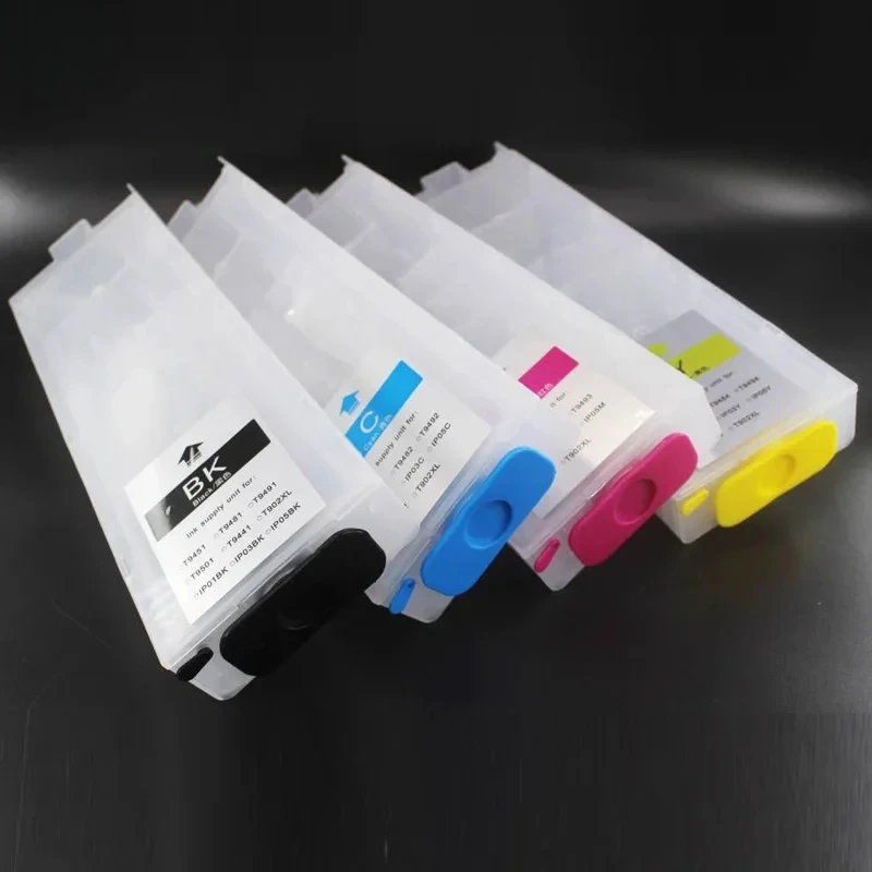 350ML T11 IP11 Refillable Ink Cartridge For EPSON WorkForce WF-C5890 WF-C5390 C5810 WF-C5310 PX-S887 PX-M887F without chip