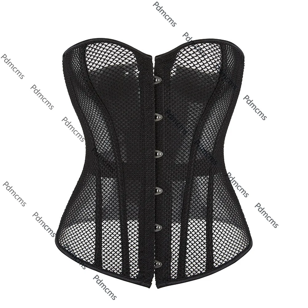 مشد شبكي أسود، ملابس داخلية صيفية قابلة للتنفس، AliExpress التجارة الإلكترونية عبر الحدود Pinduoduo 2025 موديل جديد