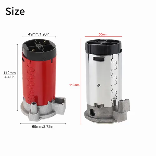 Imagen 2 del producto Bomba de bocina de aire Universal para coche, 12V /24V, fuerte, para coche, camión, vehículo, tren, motocicleta, bocina de sirena, cólaxon de varios tonos, compresor de aire