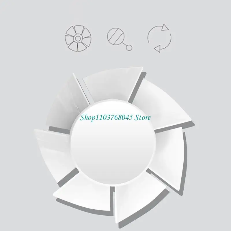 

R53F Remote Controls Wall Exhaust Fan 6inch Square Duct Fan Low Noise Ventilation Fan Kitchen Air Extractor Duct Fan