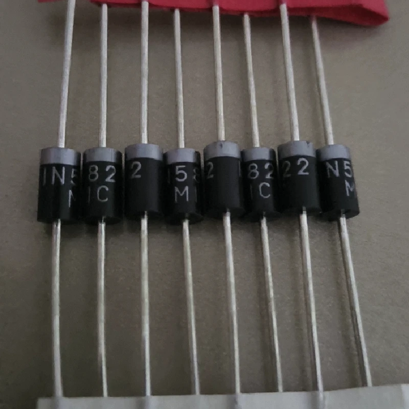 10/100PCS Original New 1N5822 1N5824 Through-Hole Schottky Rectifier Diodes DO-27 1N5822 1N5824 Diodes for Arduino Diy