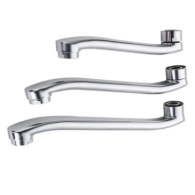 Stainless Steel Sink Faucet Pipe In-wall Water Outlet Elbow S-bend Extension Tube Bathroom Kitchen Faucet Leaking Repair Parts