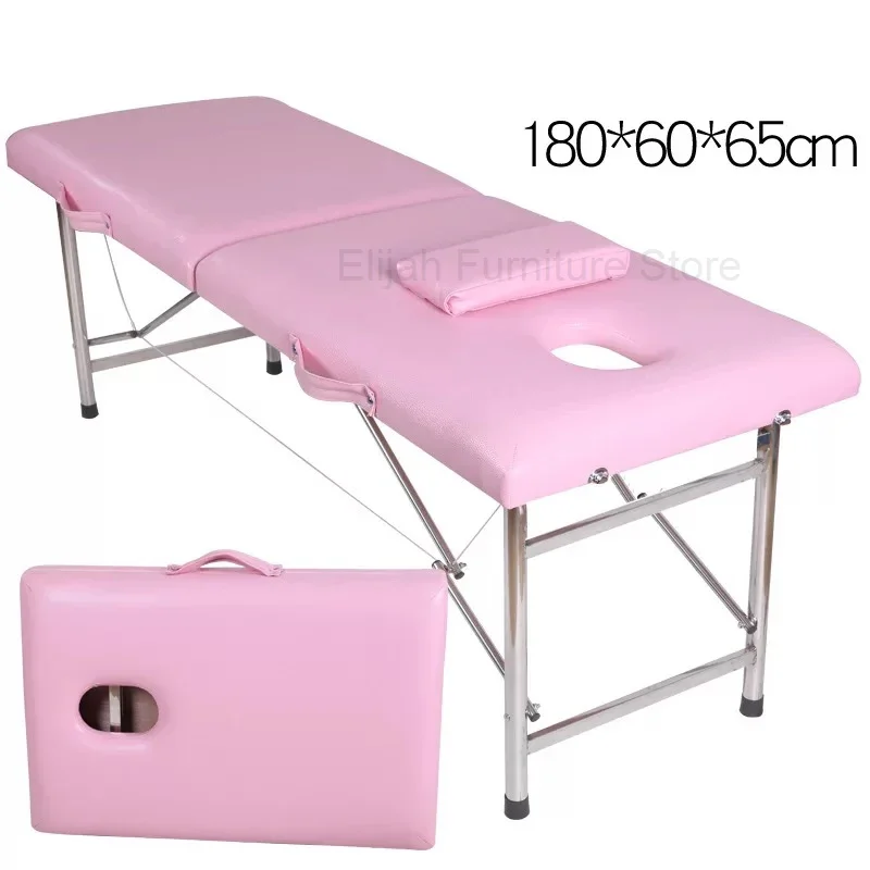 

Professional carry on massage beauty bed, folding massage tattoo SPA bed, custom beauty salon, thickening treatment table