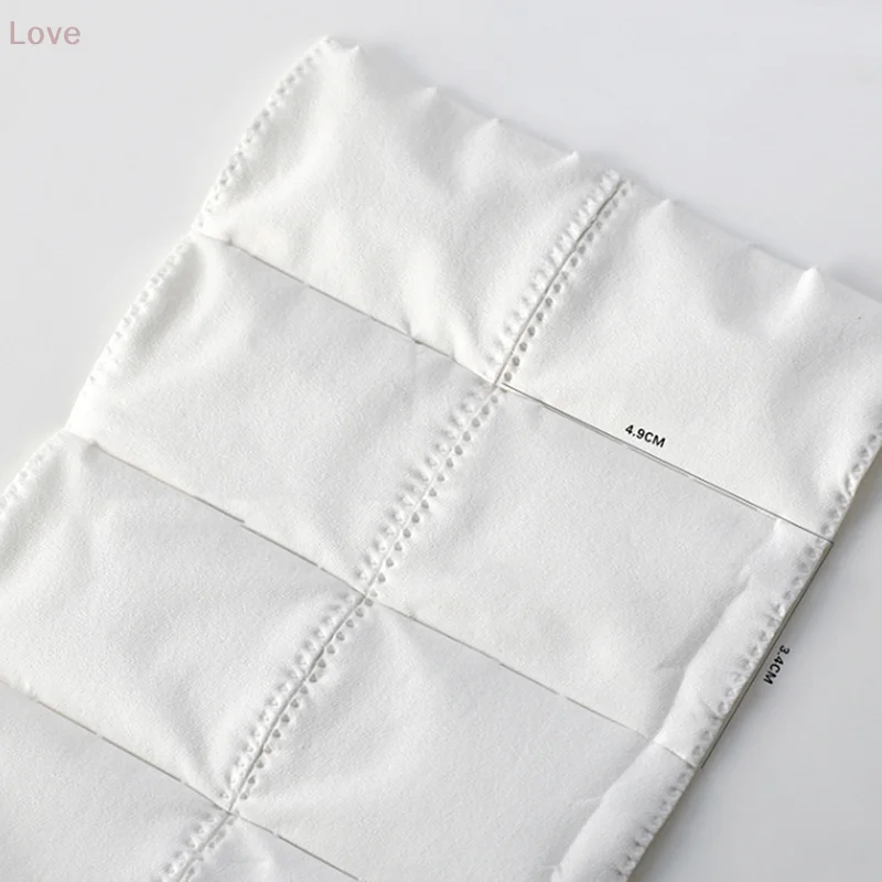 500 قطعة/لفة مسمار الأشعة فوق البنفسجية هلام مزيل طلاء الأظافر القطن منصات نظيفة الأبيض ممزق قبالة الوبر الحرة مسمار مناديل ماكياج نقع مسمار الفن مانيكير أداة #3