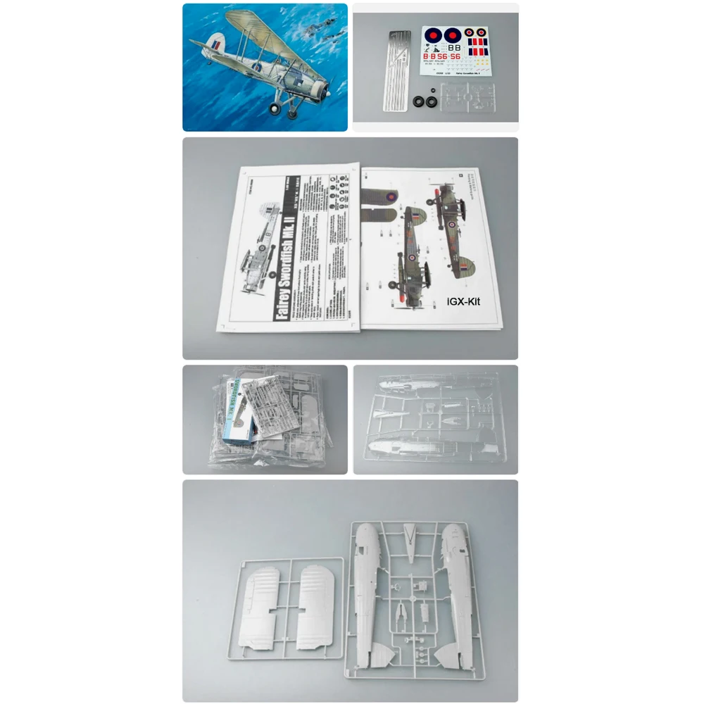 

Trumpeter 03208 1:32 Scale British Fairey Swordfish MK II Torpedo Bomber Toy Hobby Military Assembly Plastic Model Building Kit