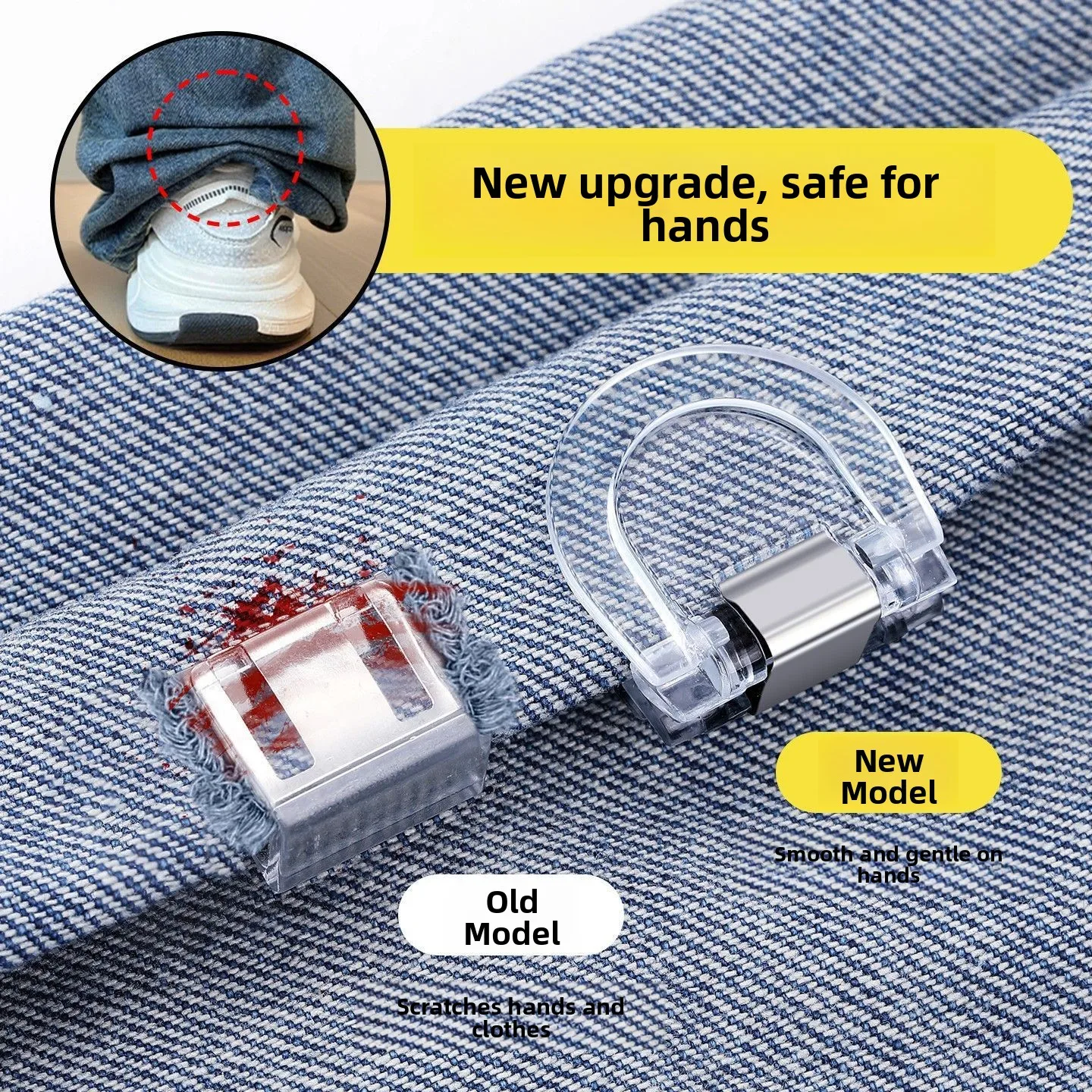 1-50pc Invisible Leg Shortening Clip Clear Non-Slip Pants Edge Clips DIY Craft Quick Fix Hem Clip Pants Adjuster Sewing Accessor
