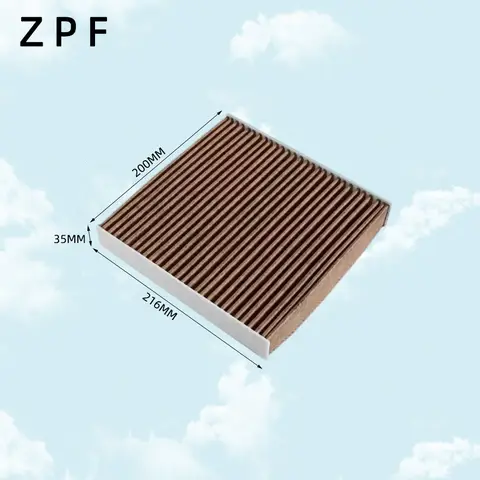 Filtre à air d'habitacle pour INFINITI QX55 QX50 QX60 II DACIA Duster LADA Iskra Vesta MITSUBISHI ASX NISSAN Note RENAULT Captur VOYAH