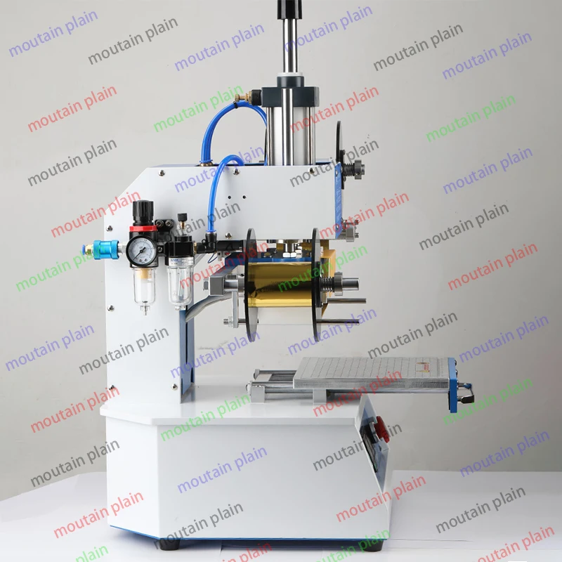 Pneumatic Cutting Embossing Machine 500W, 220 V, 110V with Support Transfer, Sublimation for Hot Stamping Foil Gilded Paper