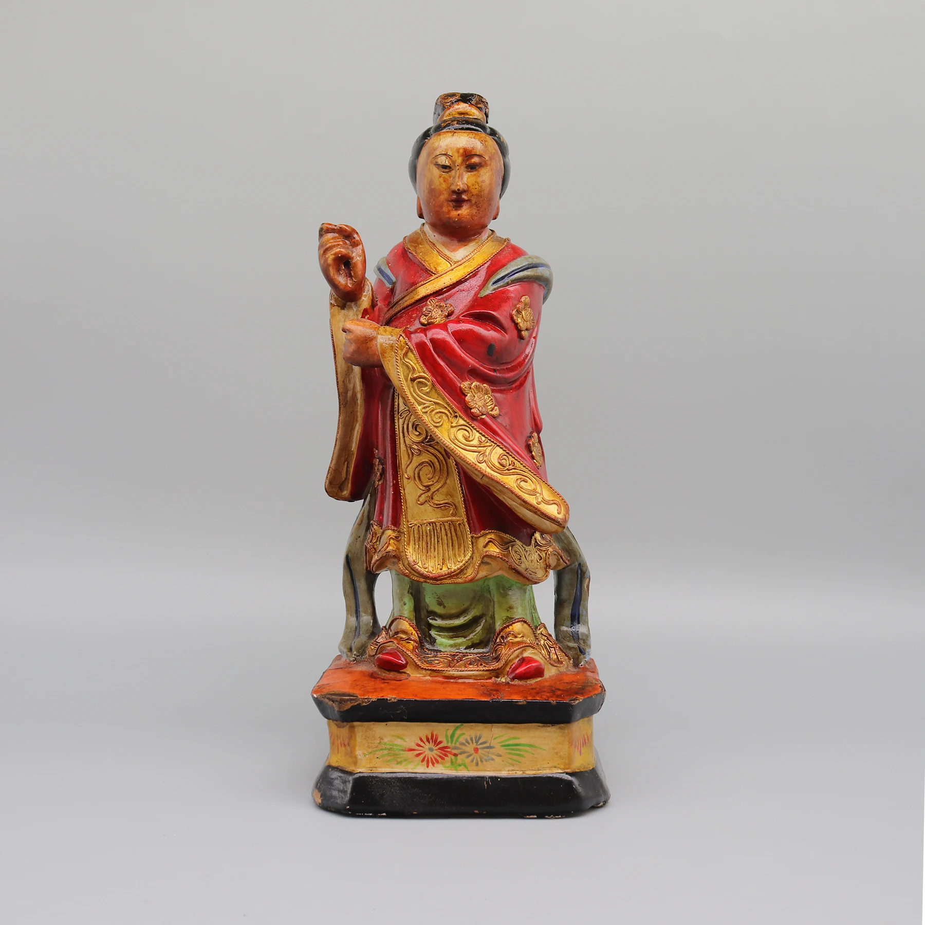 

Old Wood Statue, Home Decoration