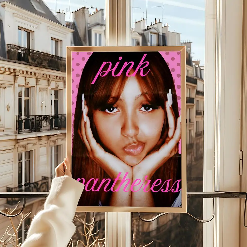 P_PinkpanthereSS ألبوم اللوحة الخط قماش الكتان ملصق جدار يطبع لغرفة المعيشة غرفة نوم مكتب ديكور المنزل