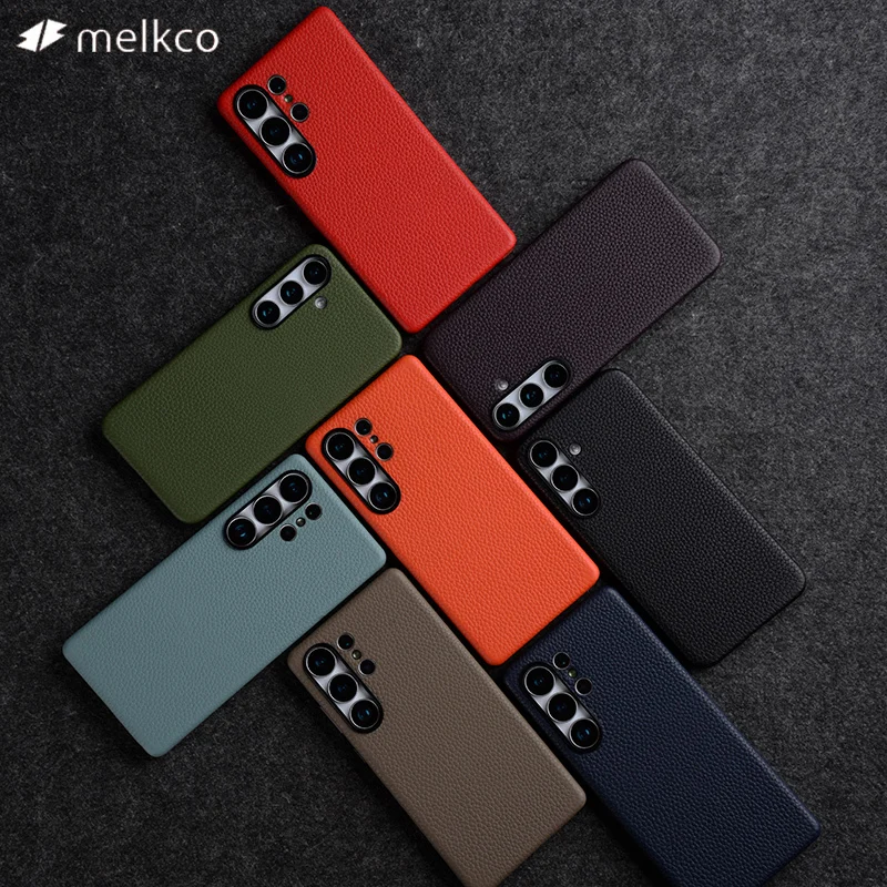 

Чехол Melkco из 100% натуральной кожи для Samsung Galaxy S25 Ultra Plus, роскошный магнитный чехол Magsafe, чехлы для Samsung S25 + S25Ultra