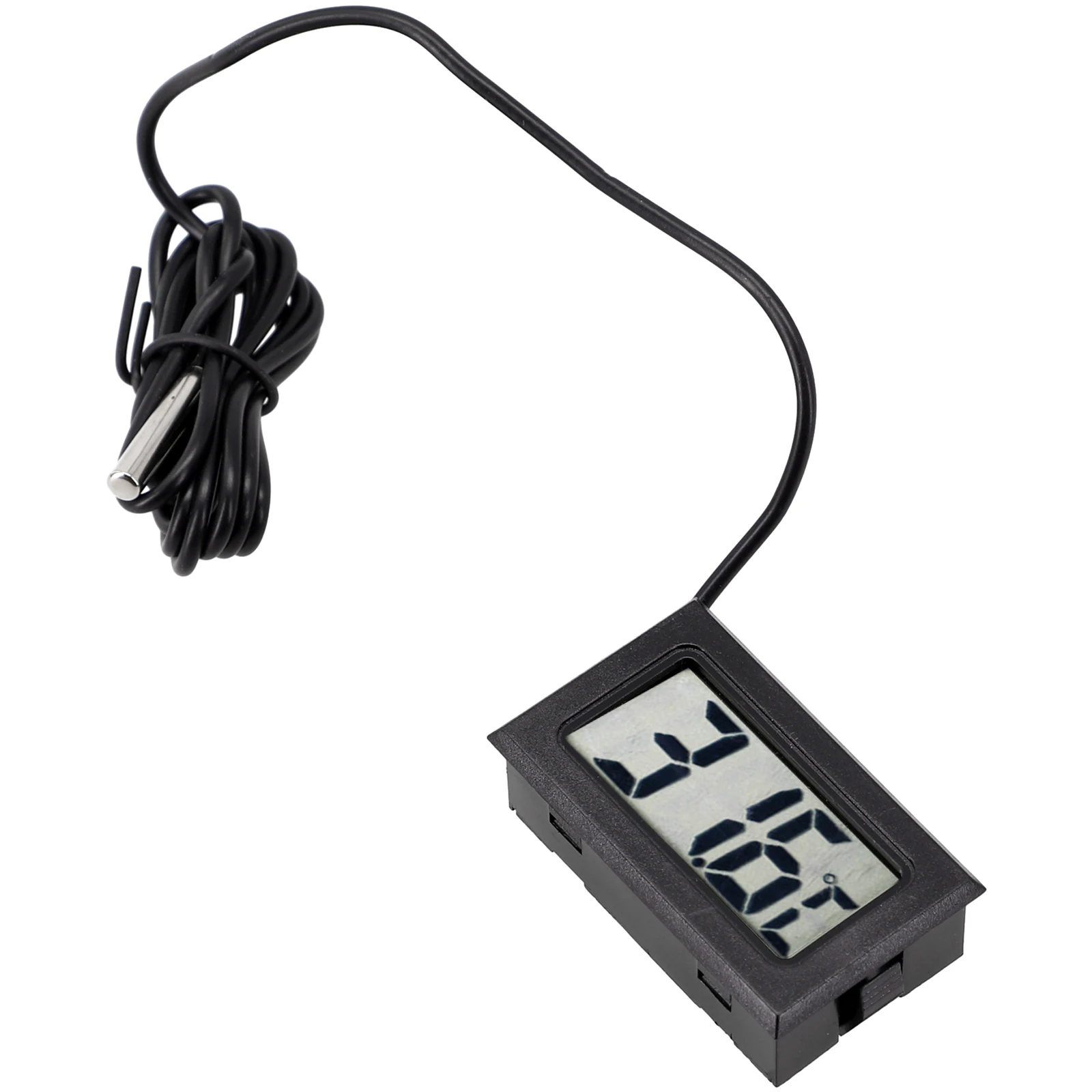 LCD Digital Thermometer with Waterproof Sensor Probe Temperature Gauge for Refrigerated Cabinets and Display Counters