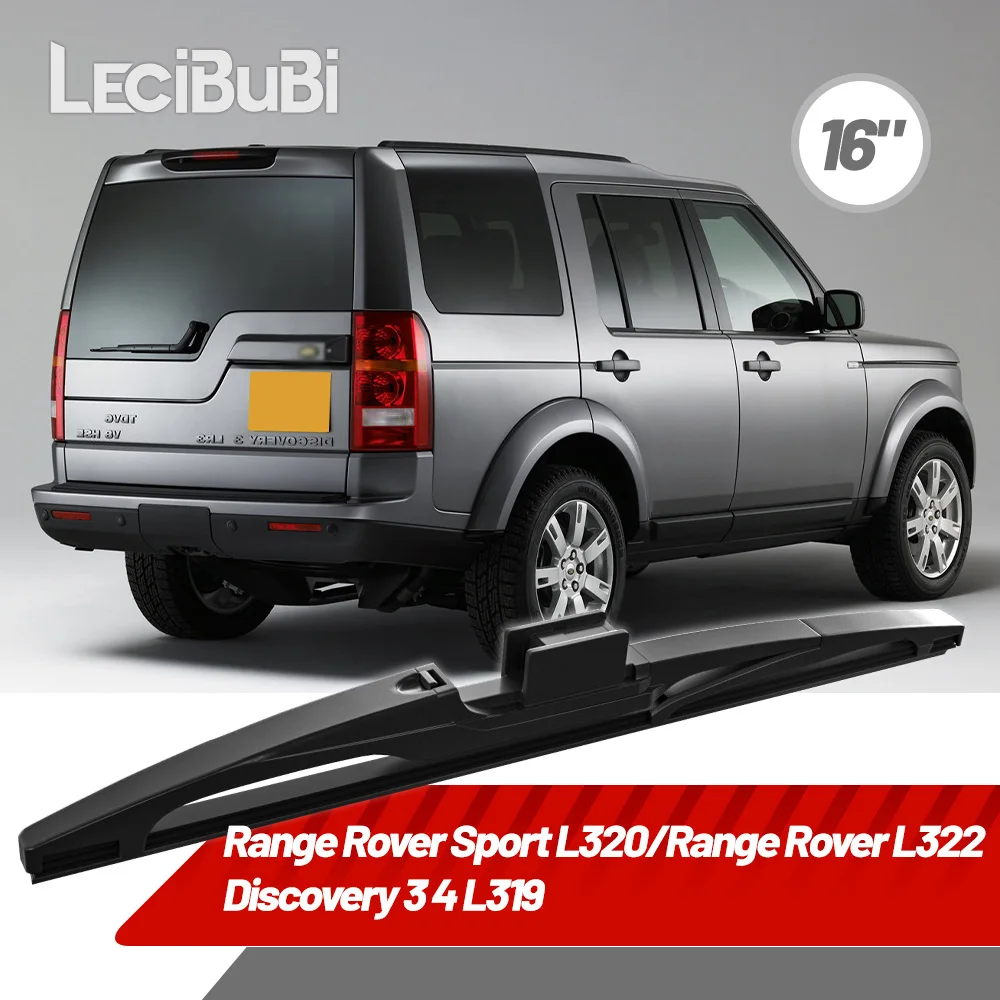 Rear Wiper 16″ For Land Rover Range Rover Sport L320 Range Rover L322 Discovery 3 4 L319 Windshield Windscreen 1pcs Wiper Blade