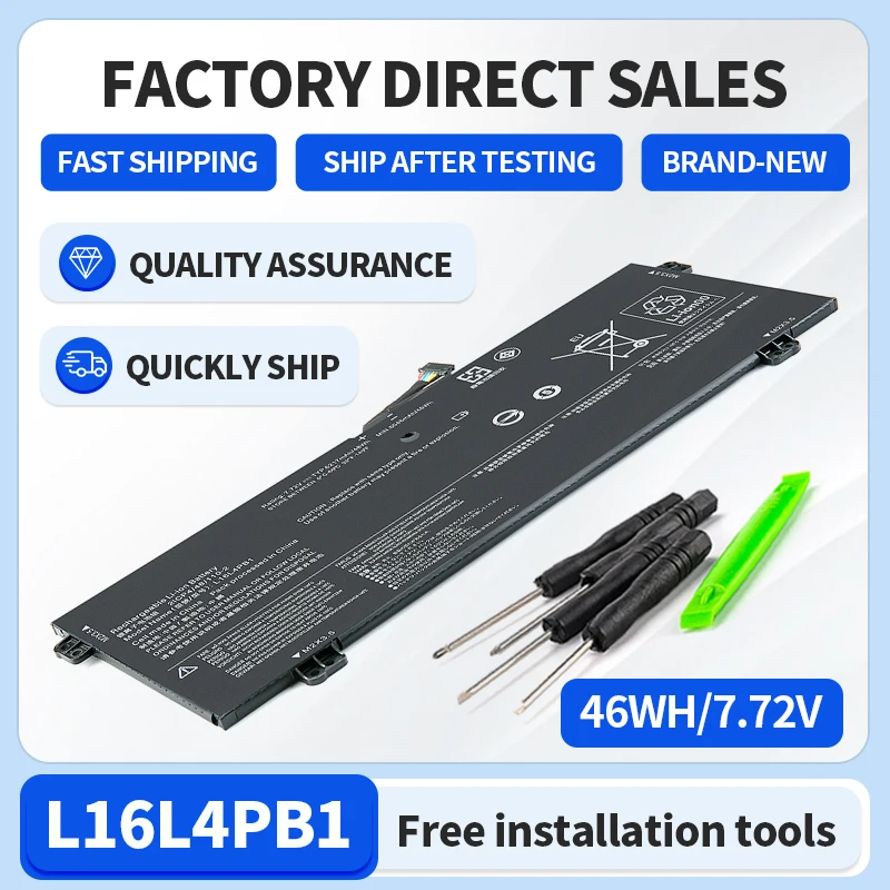 SOMI L16C4PB1 Laptop Battery For Lenovo Yoga 720-13IKB 720- 13IKBR 720-15IKB 730-13IKB 730-13IWL L16L4PB1 L16M4PB1 7.68V 48Wh